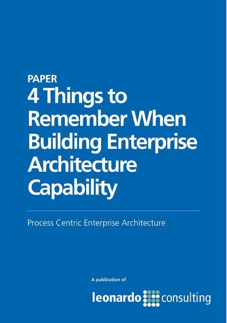 4 Things to Remember about Enterprise Architecture 4 Things to Remember about Enterprise Architecture