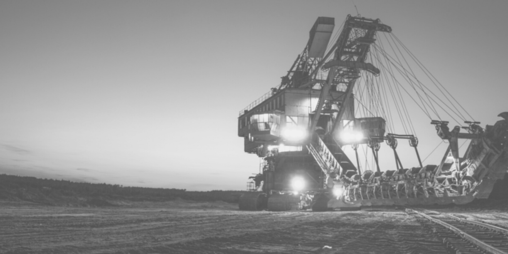Mining excavator