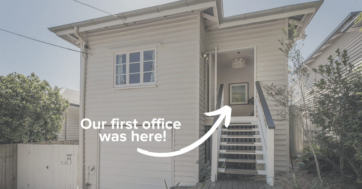 Our first office was here